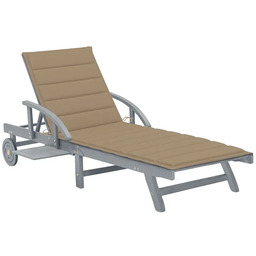 Edinos Beżowy leżak ogrodowy S4-P45