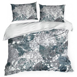 EUROFIRANY Pościel Premium 160 x 200 cm Jasnoszaro-stalowy