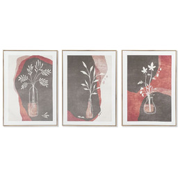 Obraz marki DKD Home Decor Wazon (3-częściowy obraz)