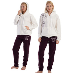 Piżama Damska Dres z kapturem Vienetta polar XL
