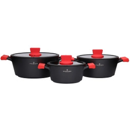 Zwieger Obsidian ZW-GO-0930 Indukcja aluminium 6 elementów Zestaw