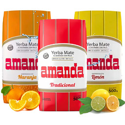 Zestaw Yerba Mate Amanda 3x500g 1,5kg MIX