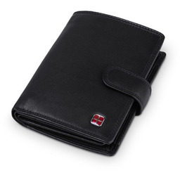 Portfel męski Skórzany Albatross Cruz Czarny