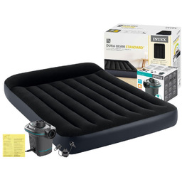 Materac Dmuchany Dwuosobowy 137x191x25 Intex 64142 + POMPKA