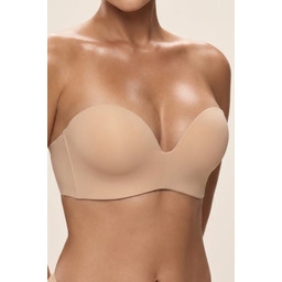 Biustonosz damski bardotka KINGA BC-1167 Expert Bra beżowy