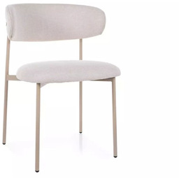 Krzesło z kaszmirowymi nogami Elton Brego 22 Jasny