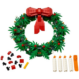 LEGO Iconic, klocki, Bożonarodzeniowy Wieniec 2In1, 40426