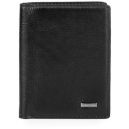 Portfel męski Skórzany Albatross Czarny