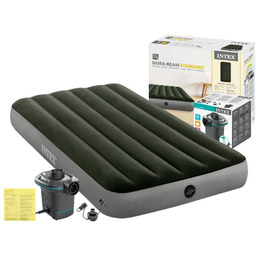 Materac Dmuchany Jednoosobowy 99x191x25 Intex 64107 + POMPKA