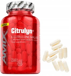 JABŁCZAN CYTRULINY Citruline Malate Cytrulina kapsułki 120 szt
