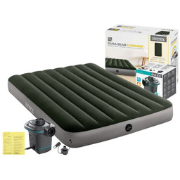 Materac Dmuchany Dwuosobowy 137x191x25 Intex 64108 + POMPKA
