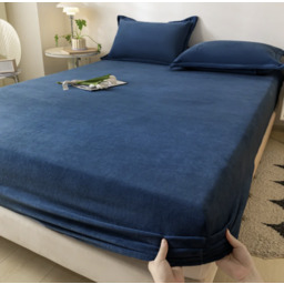 Prześcieradło Polarowe Pluszowe Miś 90x200 cm z Gumką