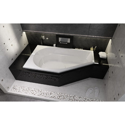 Riho Yukon wanna asymetryczna 160x90cm prawa nóżki+syfon B008001005/207097/208865