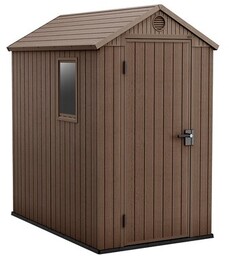 KETER Domek narzędziowy Darwin 4x6 Brązowy 125.8 x