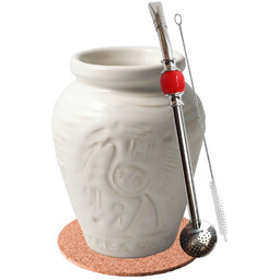 Zestaw do Yerba Mate Matero Aztek Bombila -