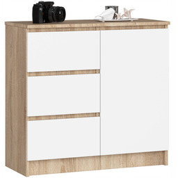 Komoda K80 Jerry 1D 3SZ Pk Dąb Sonoma
