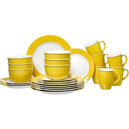 Zestaw Doppio, 24-częściowy, żółty