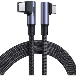 Kabel Kątowy w oplocie USB-C PD 100W 1m