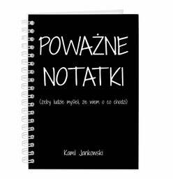 Notatnik kołonotatnik z nadrukiem dla niego studenta