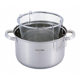 Garnek 24 cm 6,5L+SITKO do Frytek Makaronu Kamille