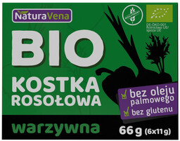 Naturavena Bulion warzywny kostki rosołowe bezglutenowe 6 szt.