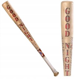 Kij Baseballowy Czerwony Napisy Bye Bye Harley 84