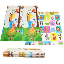 składana mata piankowa zwierzęta/żyrafa 150 cm