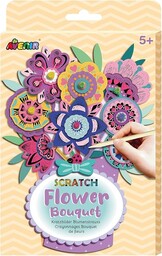 Avenir 6301734 Zestaw do zdrapywania, bukiet kwiatów, zestaw