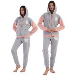 Piżama Damska Dres z kapturem Vienetta polar XL