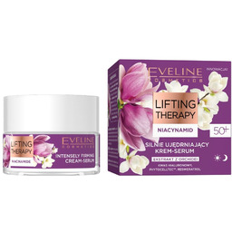 EVELINE Lifting Therapy Niacynamid 50+ silnie ujędrniający krem-serum