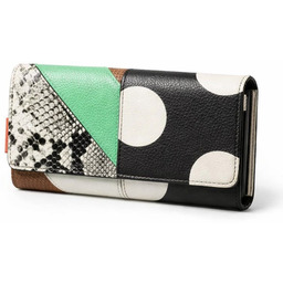DESIGUAL PORTFEL DAMSKI WZÓR PATCHWORK KROKODYL 1I4A