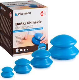 Balanssen, bańki chińskie, gumowe, 4 sztuki