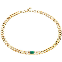 Biżuteria CHIARA FERRAGNI J19AUW29. Naszyjnik, Kolor zielony. Kobieta.