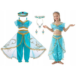 Strój Przebranie Arabska Dubajska Księżniczka Jasmina Dżasmina 110