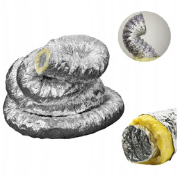 Przewód Izolowany Termoflex fi100mm 10m 250°C Elastyczny Dgp