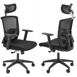 Krzesło Ergonomiczne do biurka Mason czarny siatka multiblock