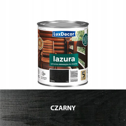 LUXDECOR LAZURA DO DREWNA 4,5L CZARNA