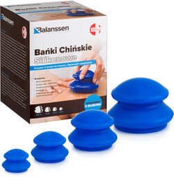 Balanssen, bańki chińskie, silikonowe, 4 sztuki