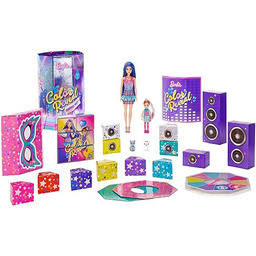 Barbie Duży zestaw Color Reveal Impreza Przyjęcie zawiera