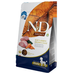 FARMINA N&D Brown Dog Adult Mini Lamb, Spirulina