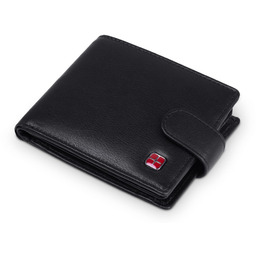 Portfel męski Skórzany Albatross Cruz Czarny