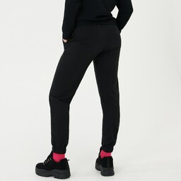 Sinsay - Spodnie dresowe basic - Czarny
