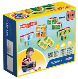 GEOMAG Klocki magnetyczne Magicube Printed Insects + karty