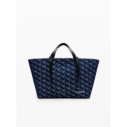 Torba shopper z logo Desigual