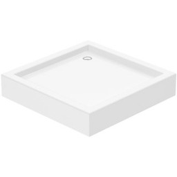 NEW TRENDY Brodzik kompaktowy kwadratowy 90x90x16 akrylowy BL-0032
