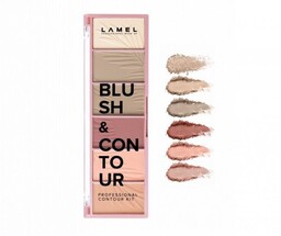 LAMEL Basic Paletka do konturowania twarzy Blush&Contour 16g