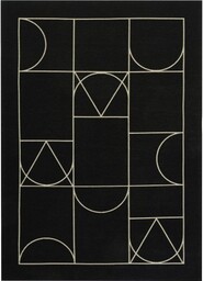 Dywan Carpet Decor Art Deco Signet black