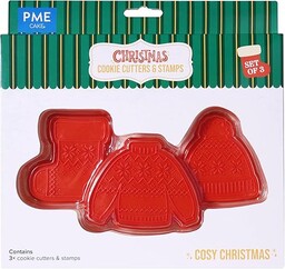 PME CH24CCC099 Foremki do ciastek i pieczątki, przytulne