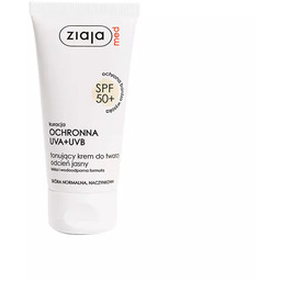 Ziaja Med Kuracja ochronna, SPF 50+ tonujący krem