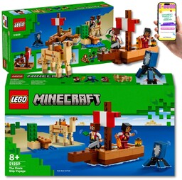LEGO MINECRAFT - REJS STATKIEM PIRACKIM - KLOCKI